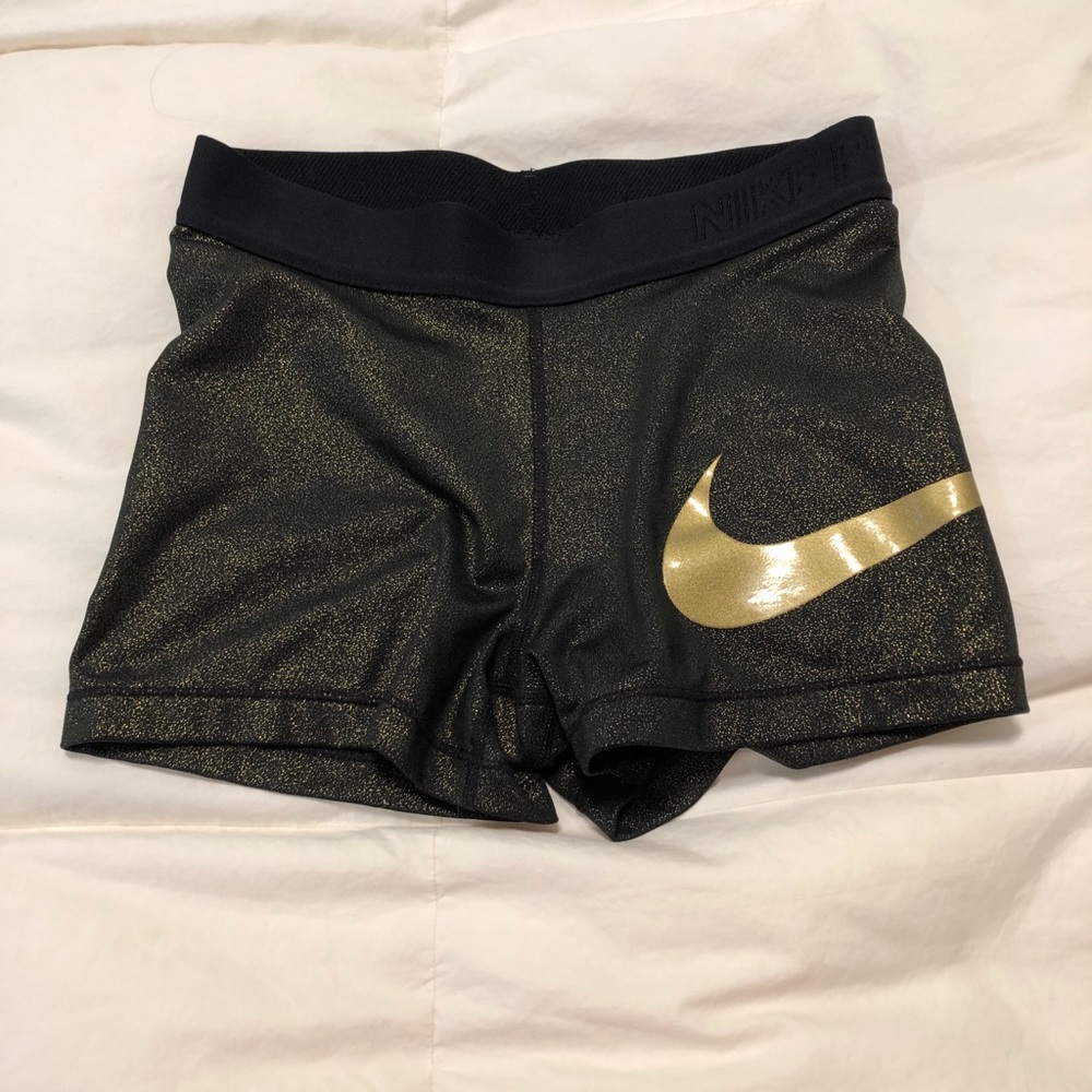Nike Pro Gold Shorts